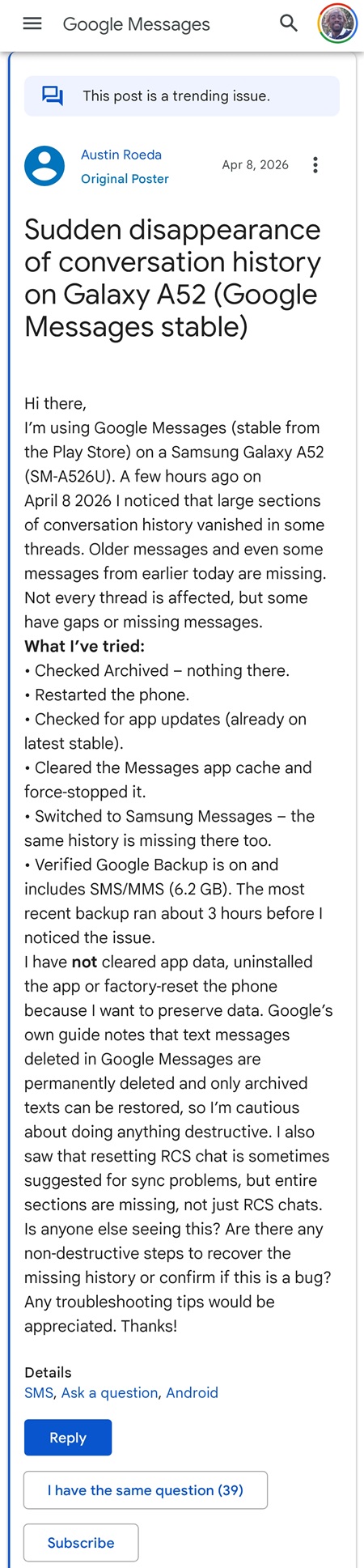Google-Messages-disappearing-texts