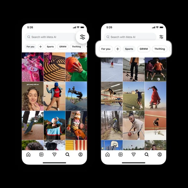 Actualización del algoritmo de Instagram.