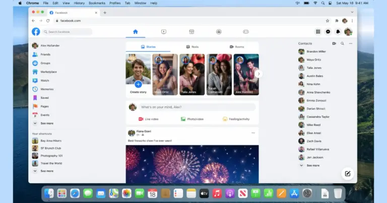 Facebook not showing friends on right sidebar for many desktop users
