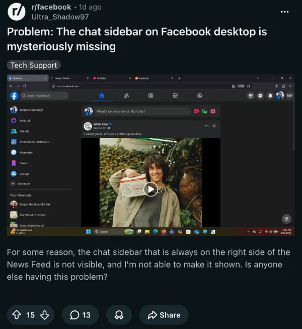 facebook-sidebar-missing-desktop-complaint