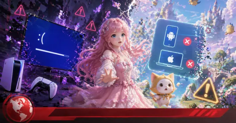 Infinity Nikki 2.5 update leaves some PS5 players stuck on error screen and others blocked by compatibility
