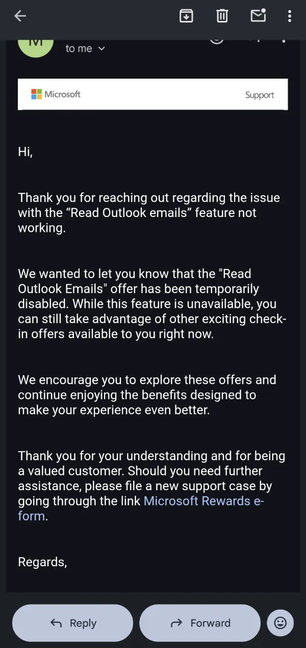 microsoft-rewards-outlook-removed-explanation-email