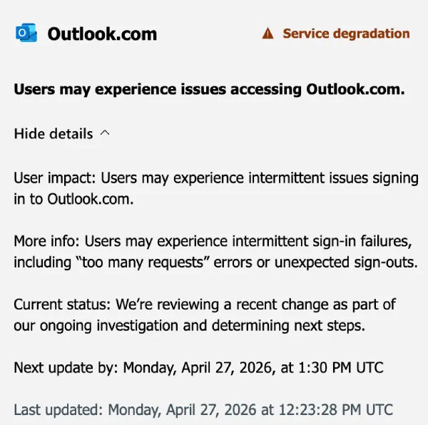 outlook-outage-status-update