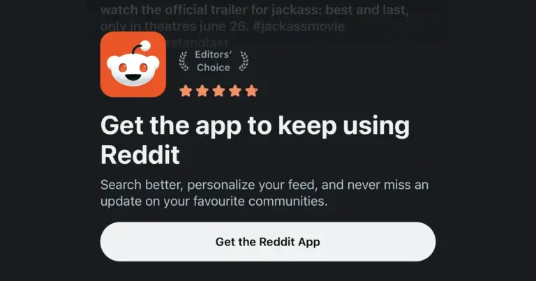 Reddit seems to be blocking mobile browser access for some users