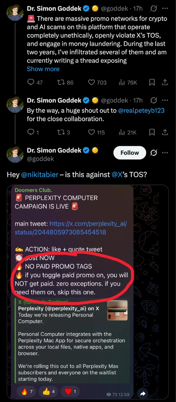 simon-goddek-perplexity-undisclosed-promo-allegations