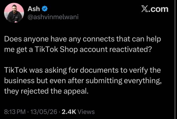 TikTok verification