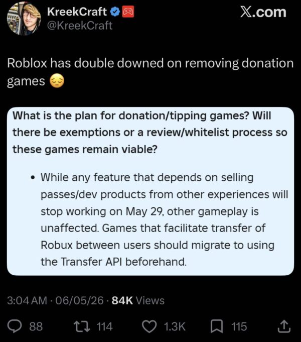 Roblox Kreekcraft