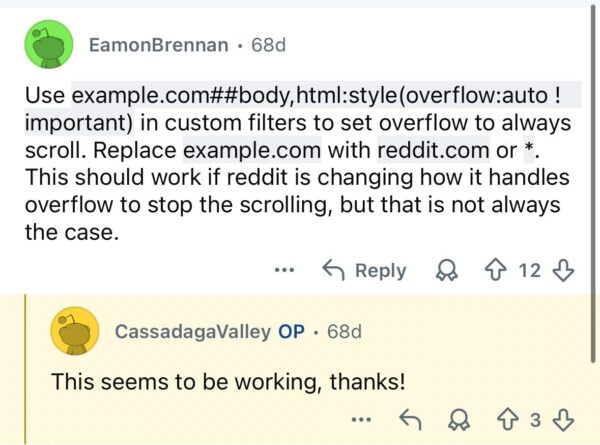Reddit blocking browser workaround 1