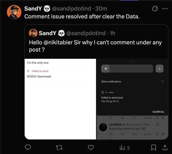 Clear app data.