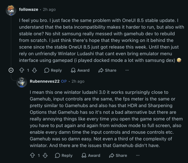 Winlator Bionic discussion Reddit.