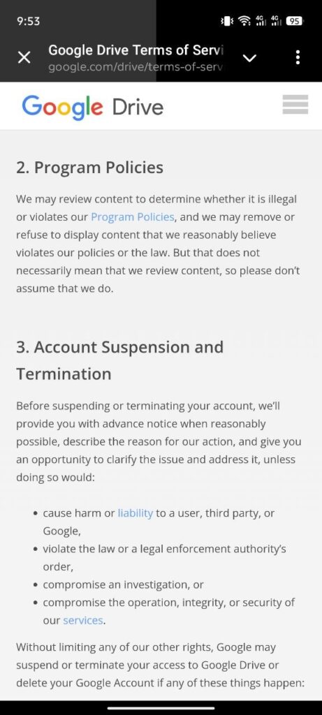 Google-Drive-terms-and-conditions-of-use