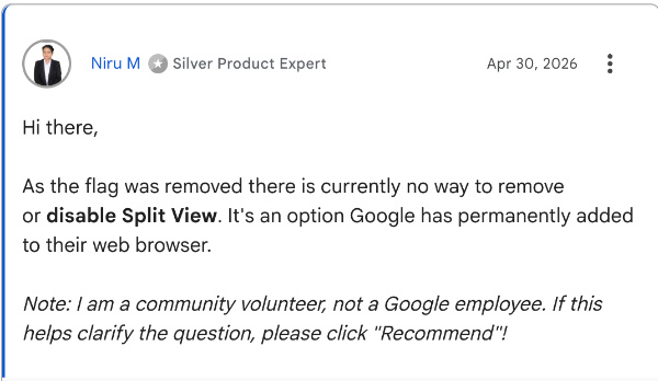 Official Google support.