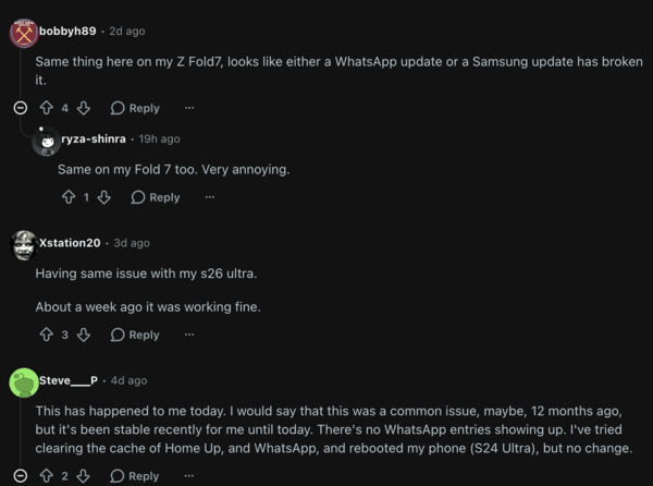 Problemas con el gestor de compartir de Samsung.