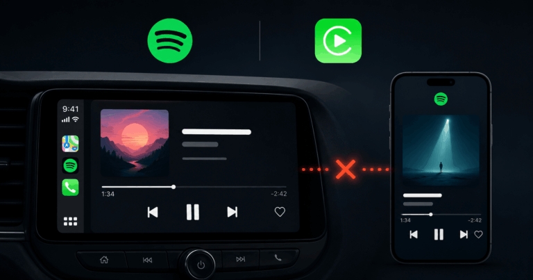 Spotify investigating CarPlay bug that freezes previous album artwork on screen