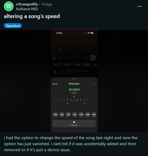 Spotify-change-song-speed-feature