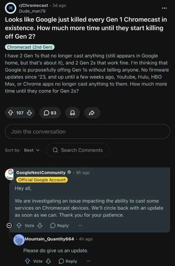 chromcast-casting-bug-acknowledged