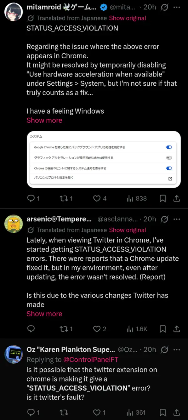 chrome-aw-snap-status-access-violation-complaints-x