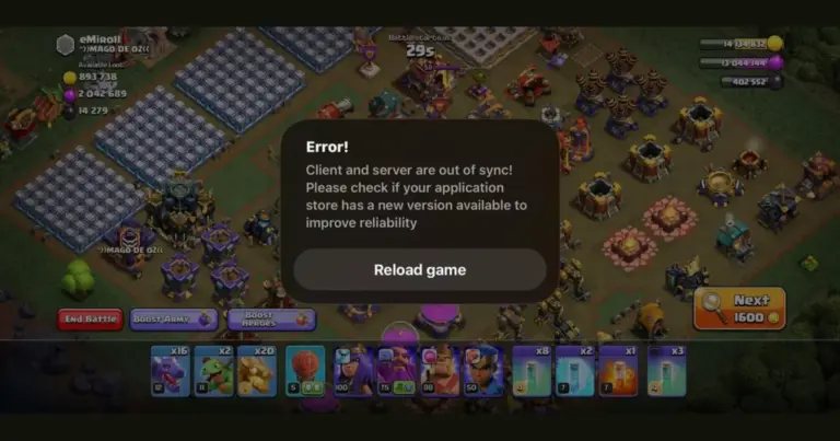 Clash of Clans is hitting players with an ‘out of sync’ error right when they find high loot bases