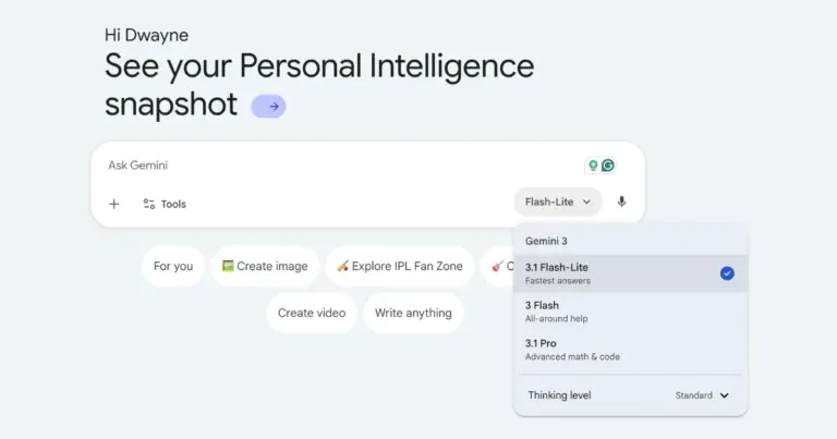 Gemini 3.1 Flash-Lite arrives alongside colorful web redesign ahead of Google I/O