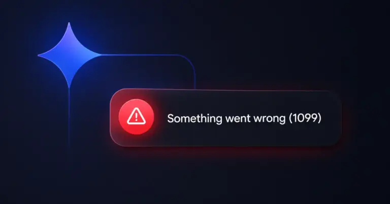Google is aware of Gemini Error 1099 affecting Pro mode, Thinking mode, and Notebooks