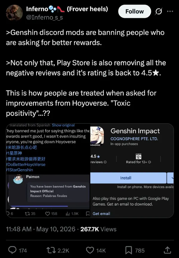 genshin-impact-review-backlash-discord-ban