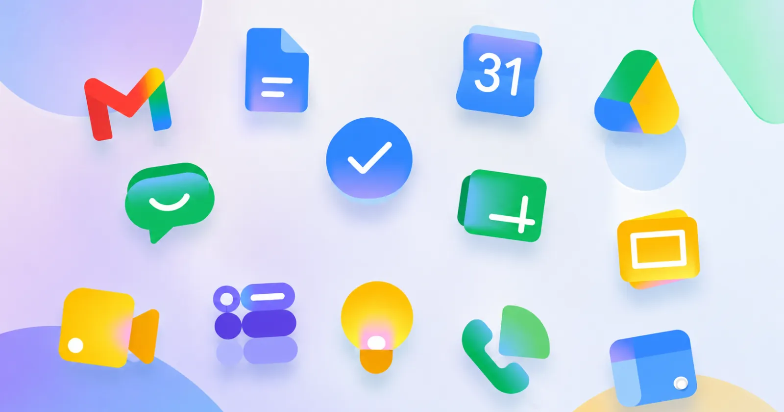 Those new Google gradient icons are finally showing up for users ...