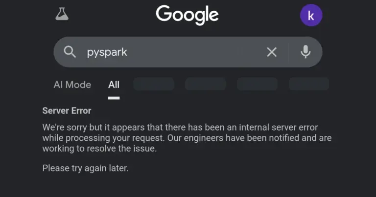 Google down and not working as users run into internal server error