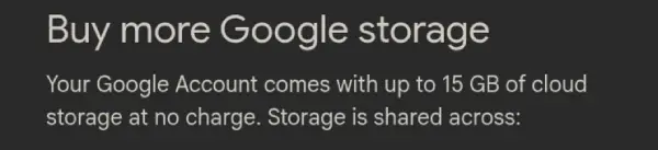 google-storage-space-after