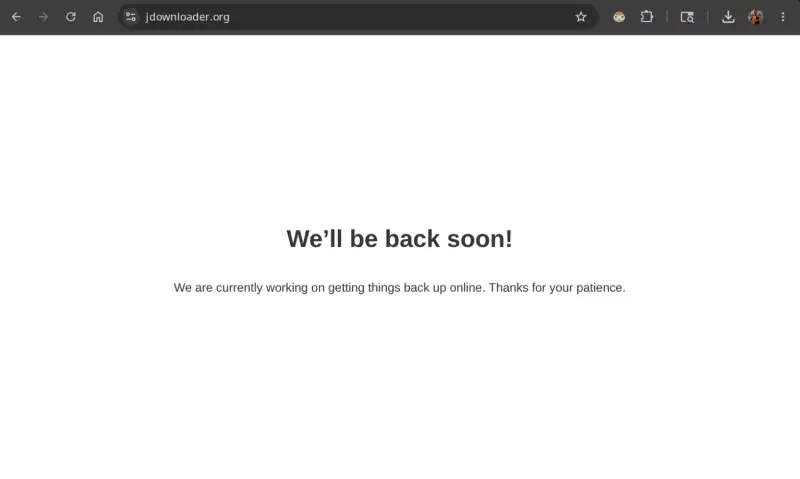 jdownloader-website-page-back-soon-notice