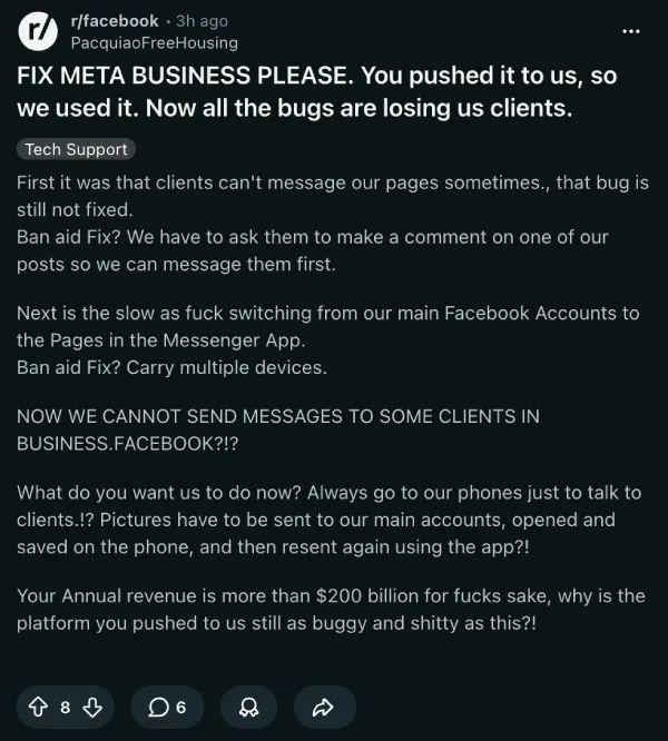 meta-business-messages-issue