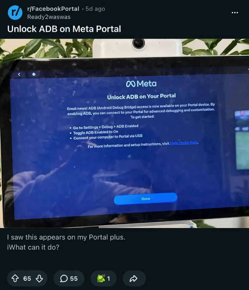 meta-portal-unblock-adb-screen-post-reddit
