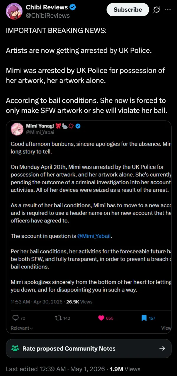 mimi-yanagi-arrested-report