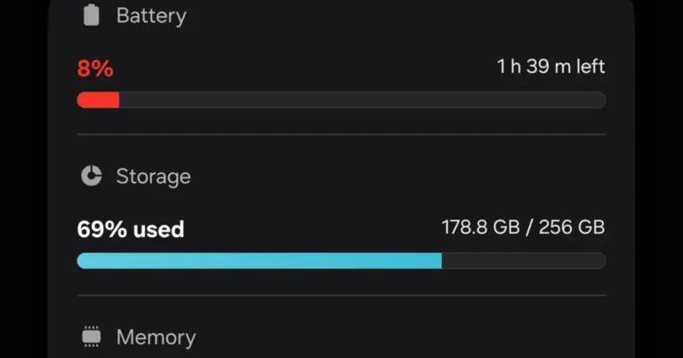 The latest One UI 8.5 update makes it harder to check your free storage