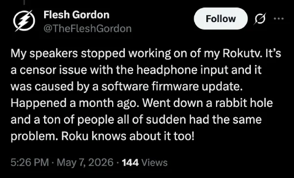 roku-speakers-not-working-complaint-x