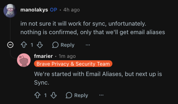 Email aliases.