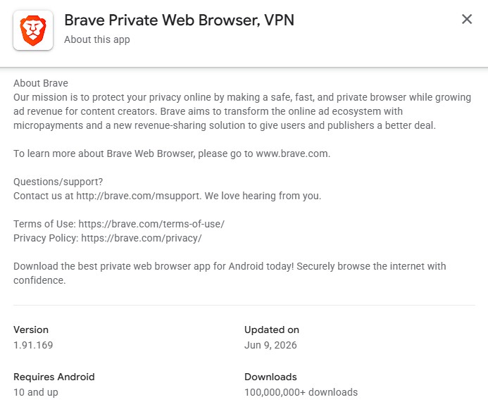 Brave-browser-in-Google-Play-Store