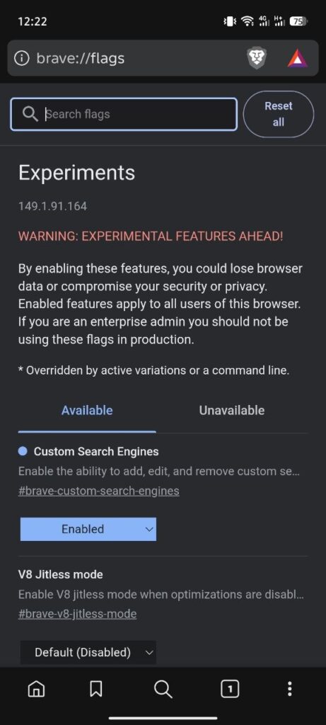 Brave-custom-search-engines-for-Android