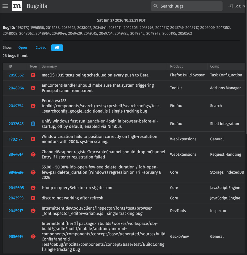 Changelog.
