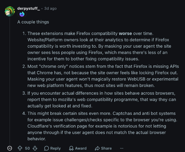 Compatibility info.