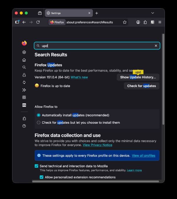 Latest stable version.
