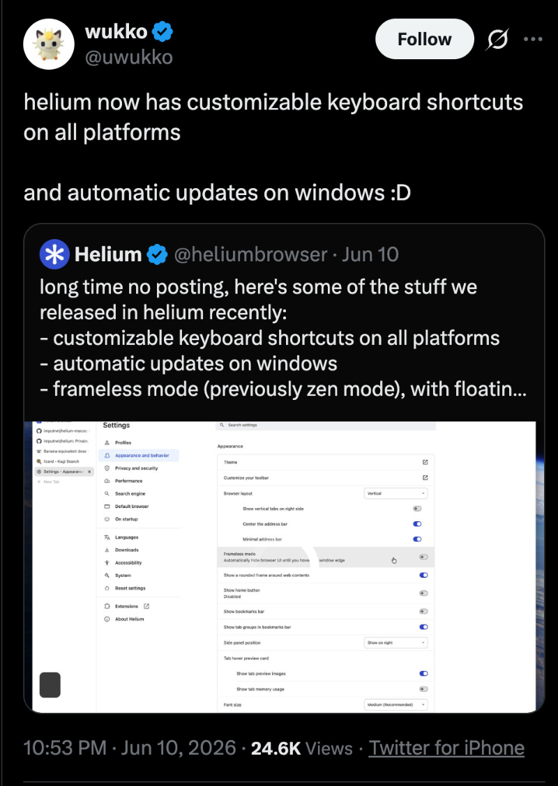 Helium developer image.