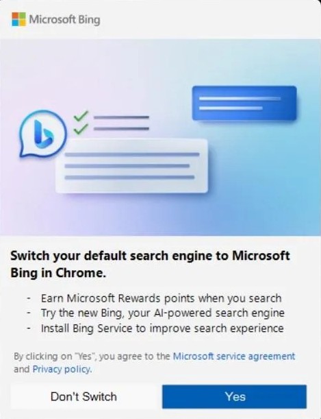Microsoft-forcing-Chrome-users-to-Bing