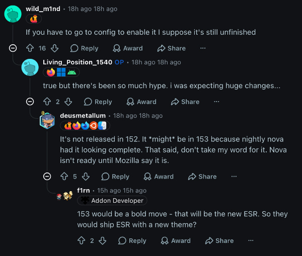 Nova bugs.