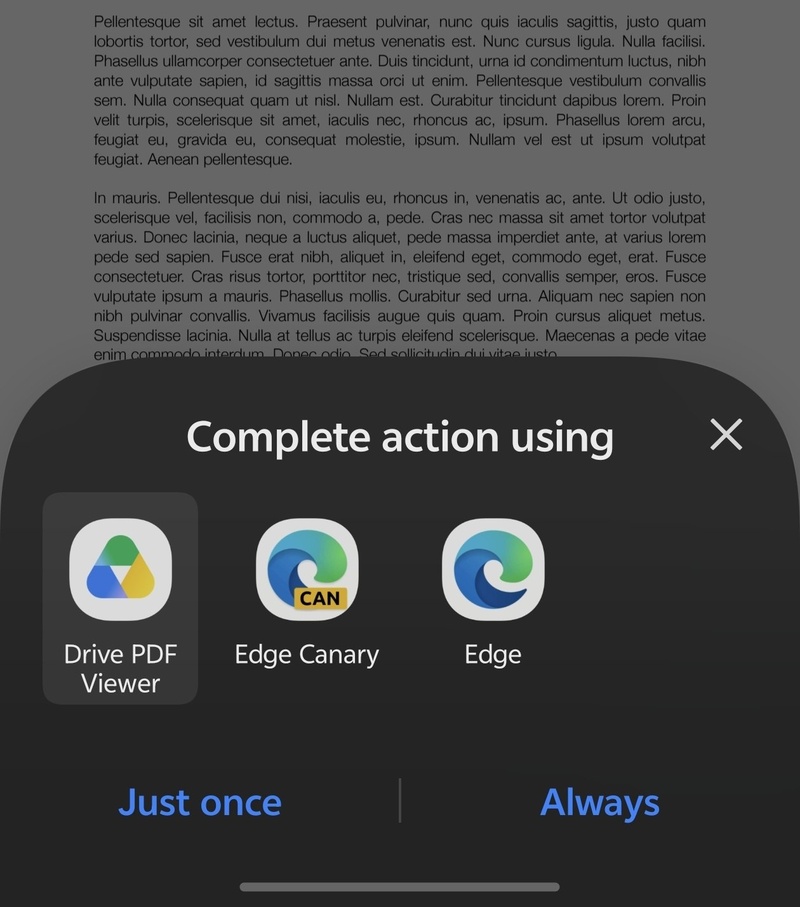 Old options.