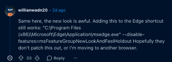 Workaround 1.