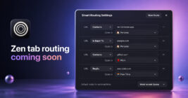 Zen Browser brings smart tab routing to improve organization