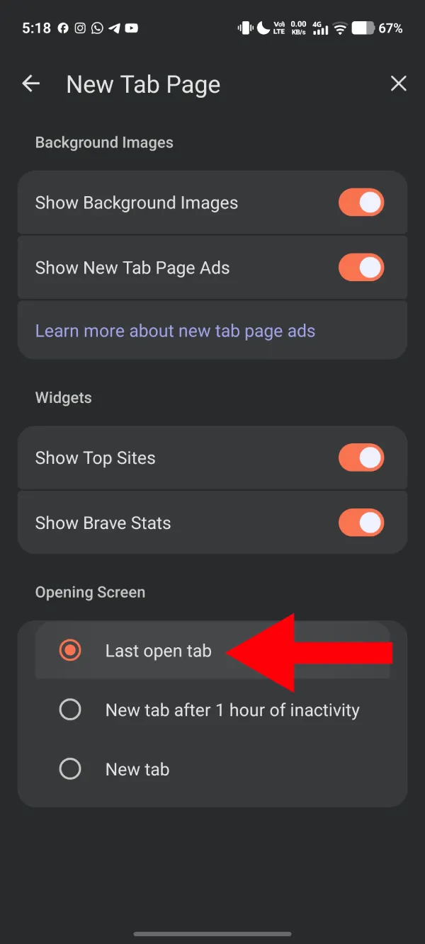 brave-browser-new-tab-page-setting-old-behavior