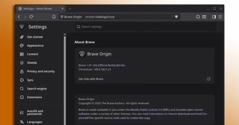 Brave’s premium, minimalist ‘Origin’ browser reaches stable channel for desktop users