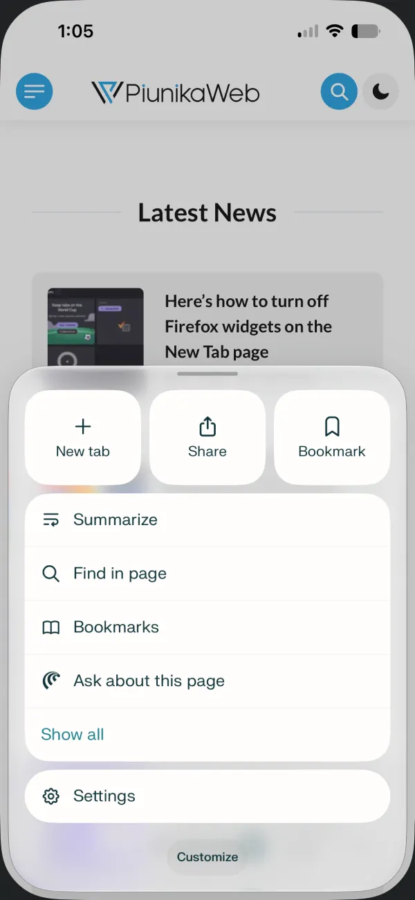 comet-app-ios-quick-actions-menu-2