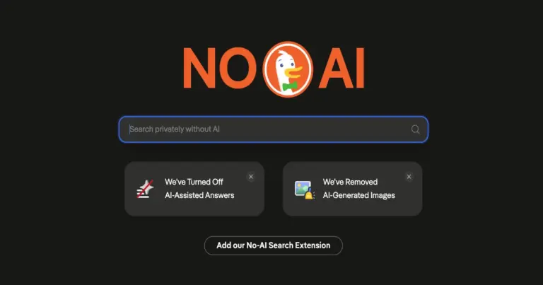 DuckDuckGo’s ‘No AI’ page visits triple as Google doubles down on AI